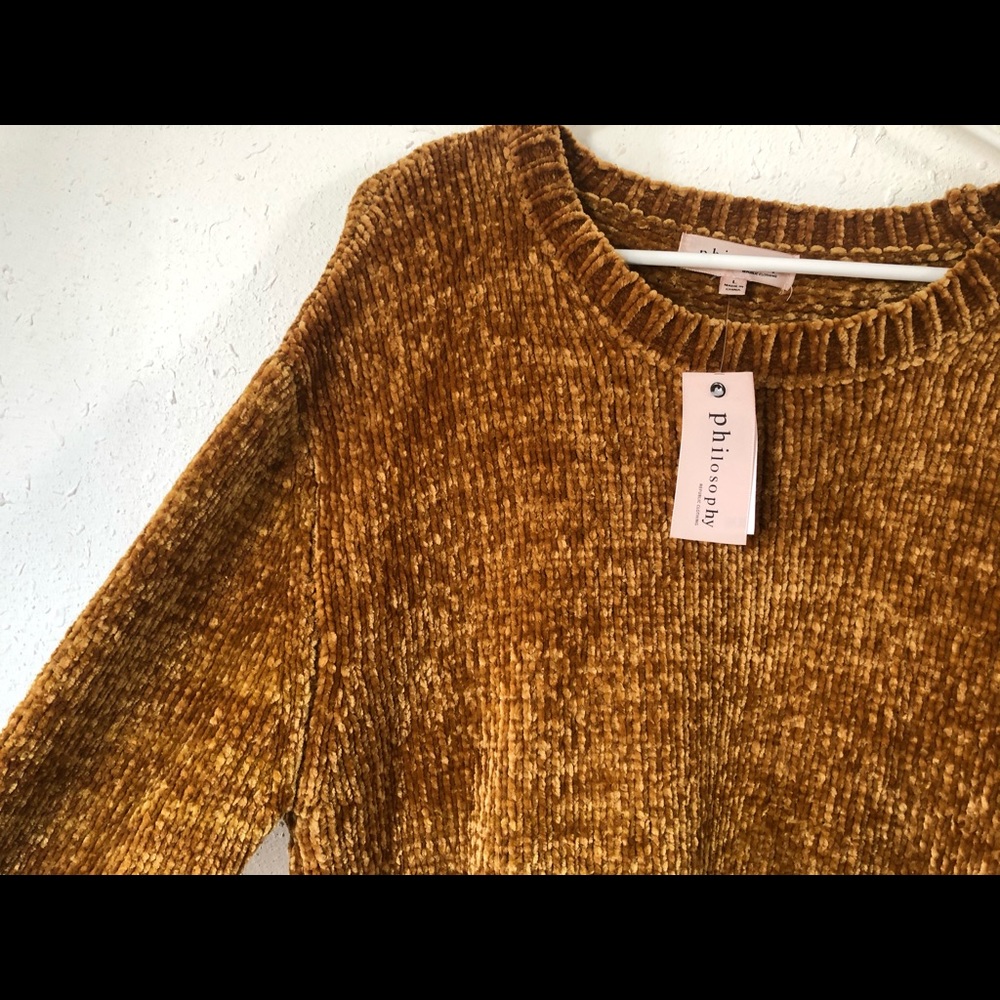 NWT Philosophy Sweater Sweatshirt Pullover Top L - Picture 7 of 8